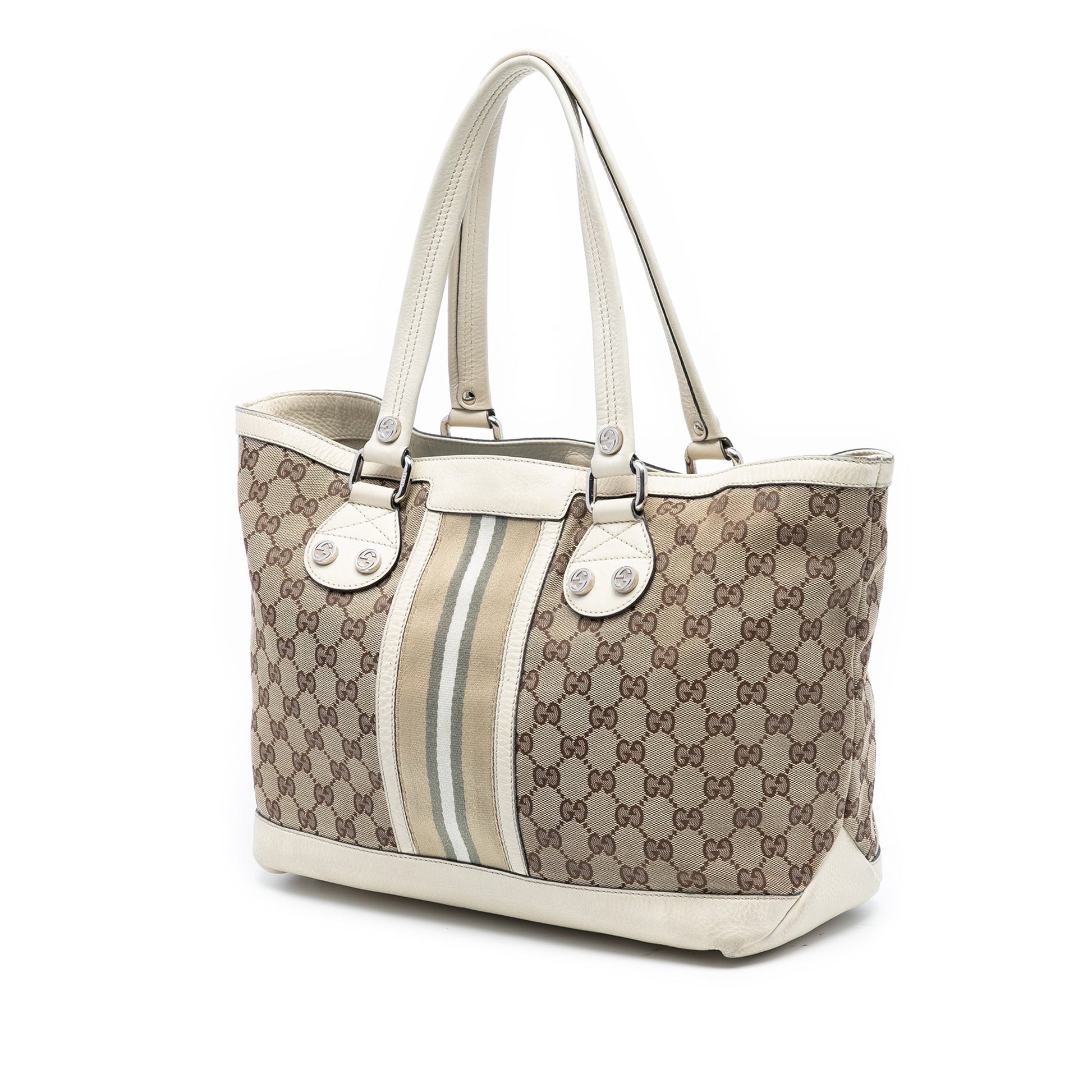 Gucci GG Canvas Web Sunset Tote