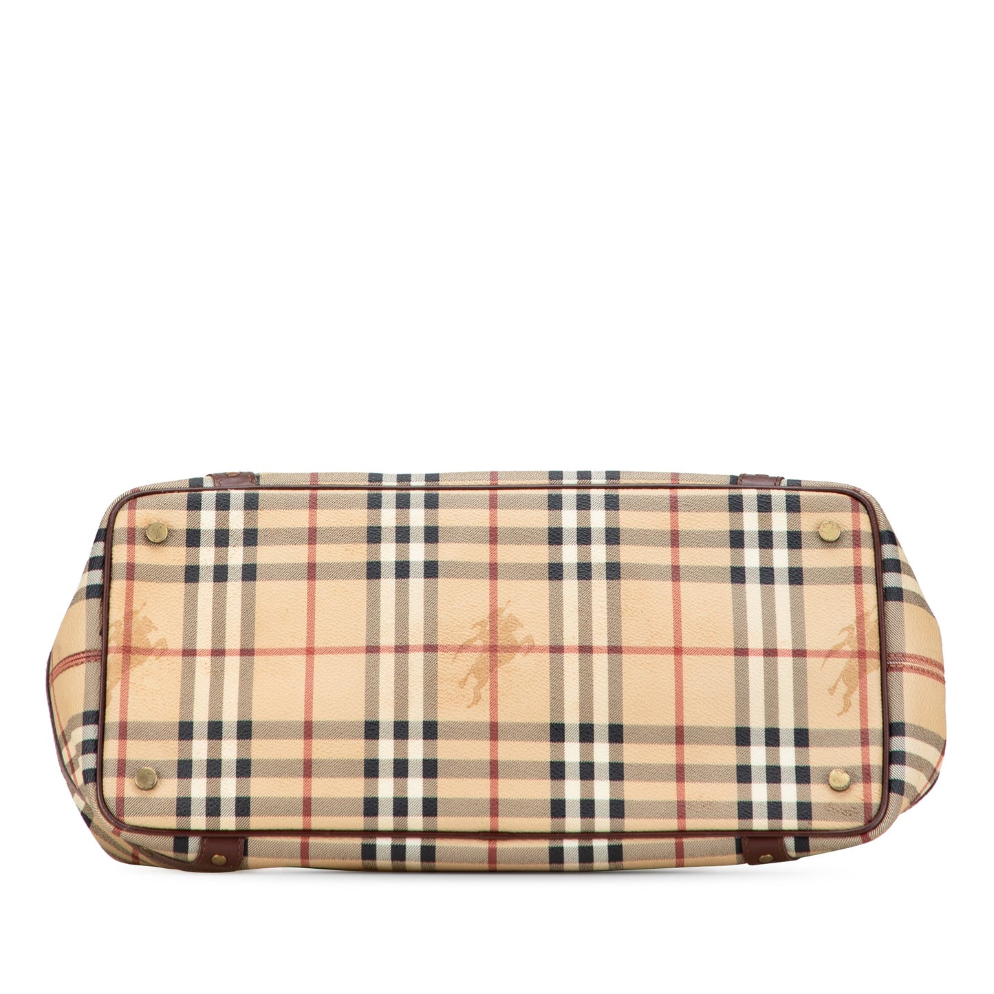 Burberry Haymarket Check Coated Canvas Tote