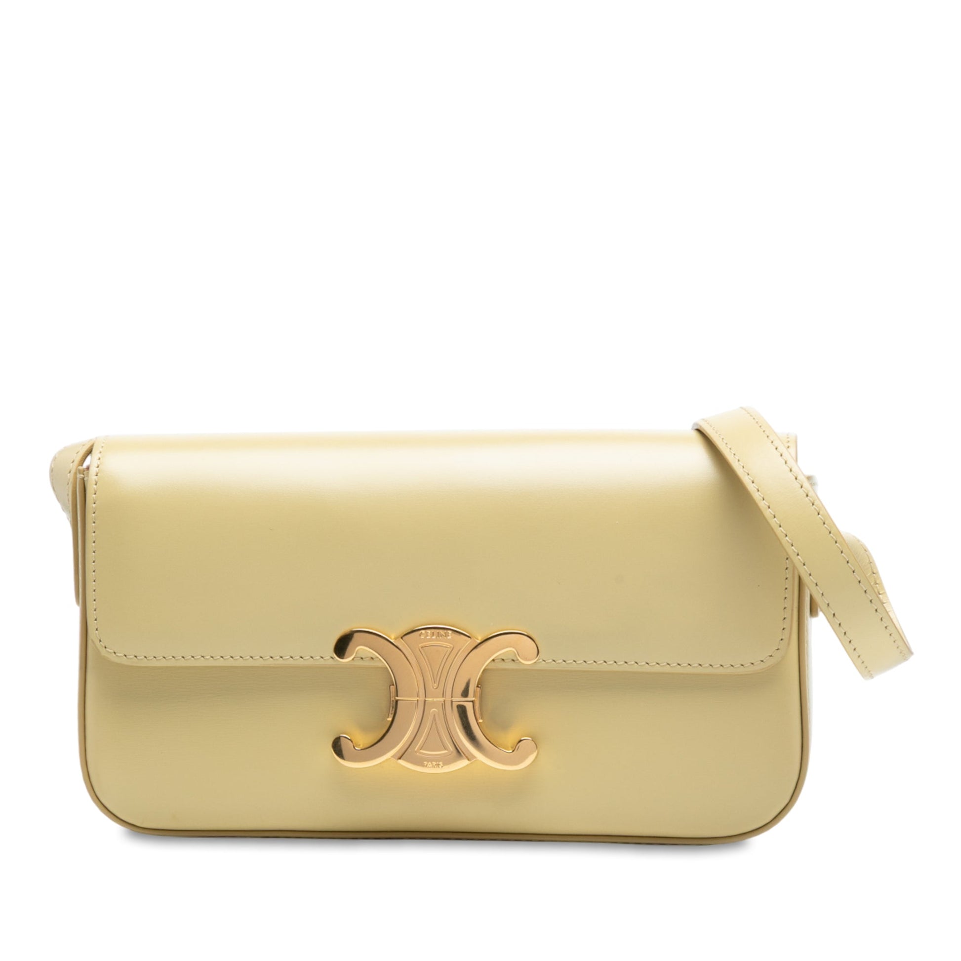 Celine Shiny Calfskin Claude Shoulder Bag