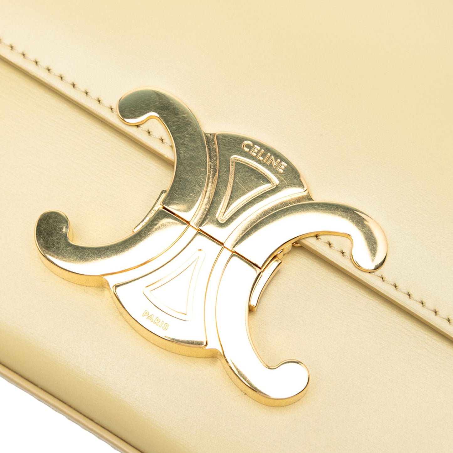 Celine Shiny Calfskin Claude Shoulder Bag