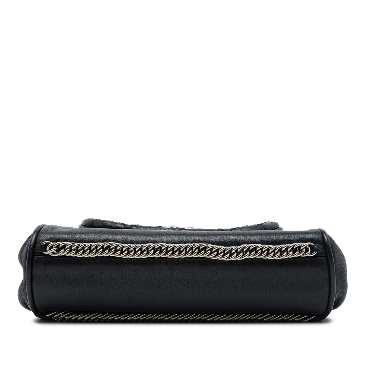 Chanel CC Quilted Lambskin Bijoux Chain Accordion Flap