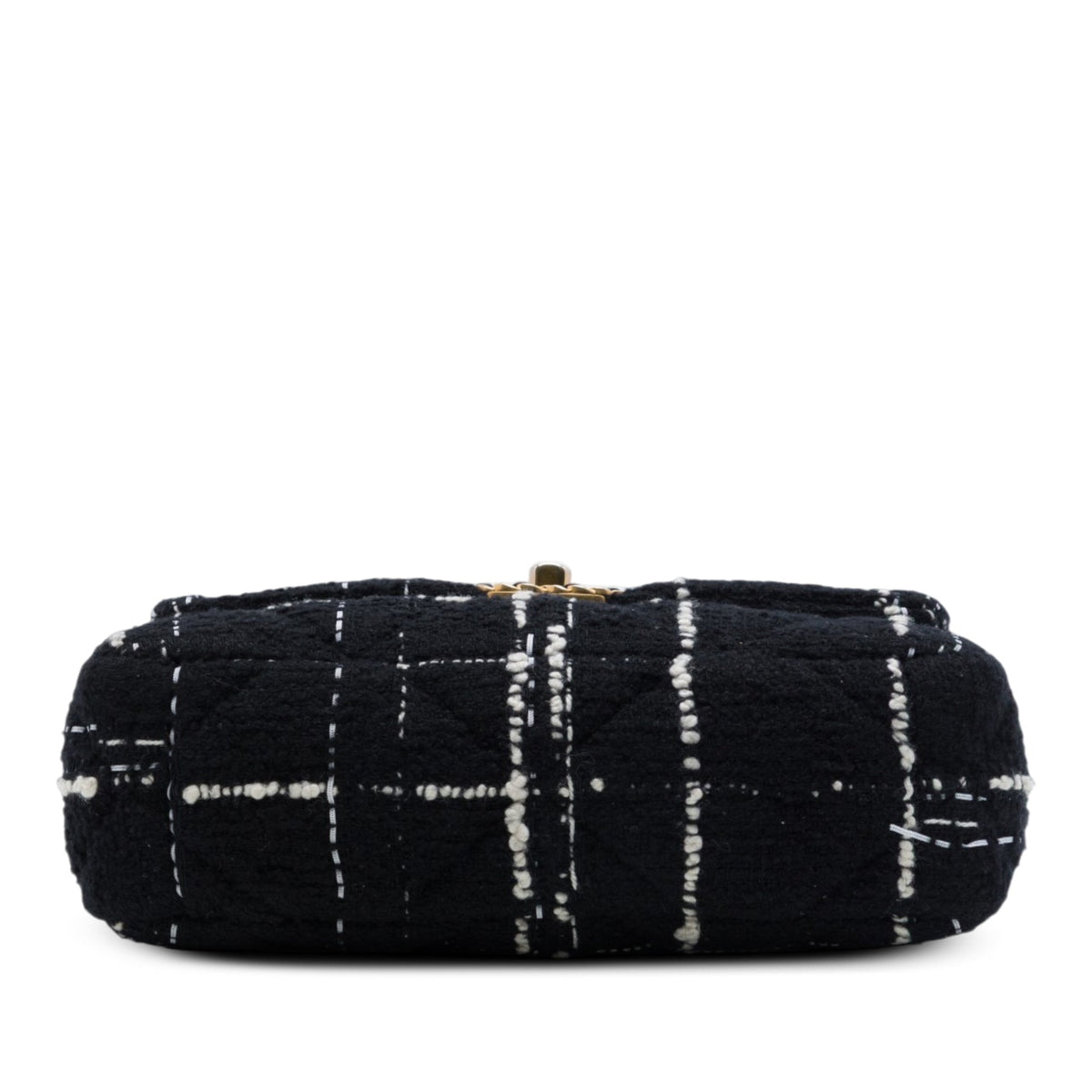 Chanel Medium Tweed 19 Flap — Black