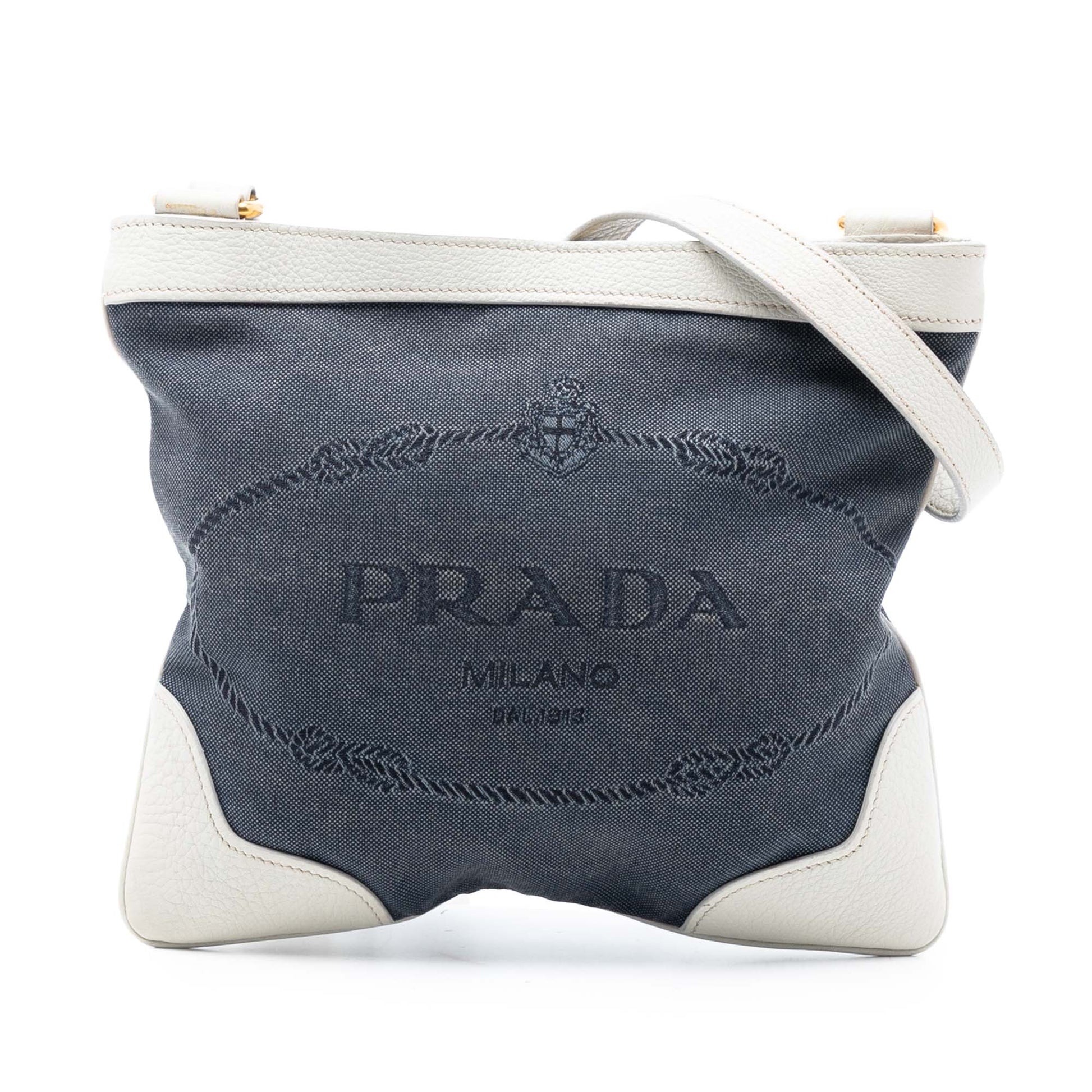 Prada Canvas Canapa Logo Crossbody