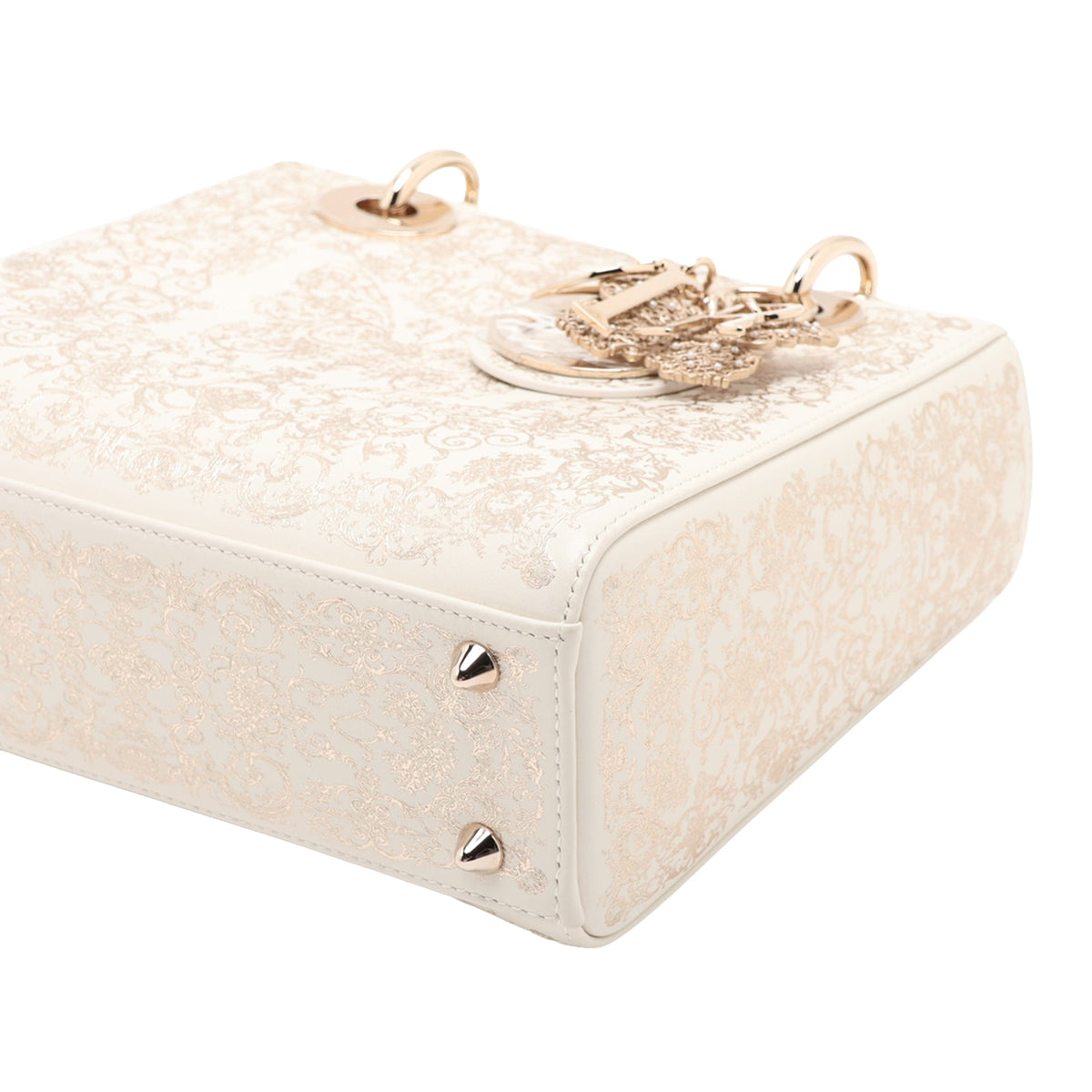 Dior Small Calfskin Butterfly Lady Dior — Beige