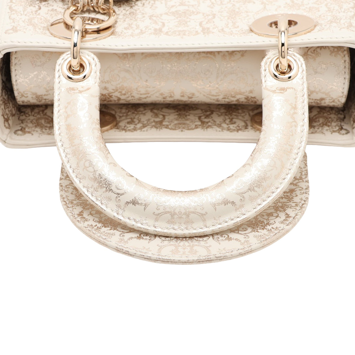 Dior Small Calfskin Butterfly Lady Dior — Beige