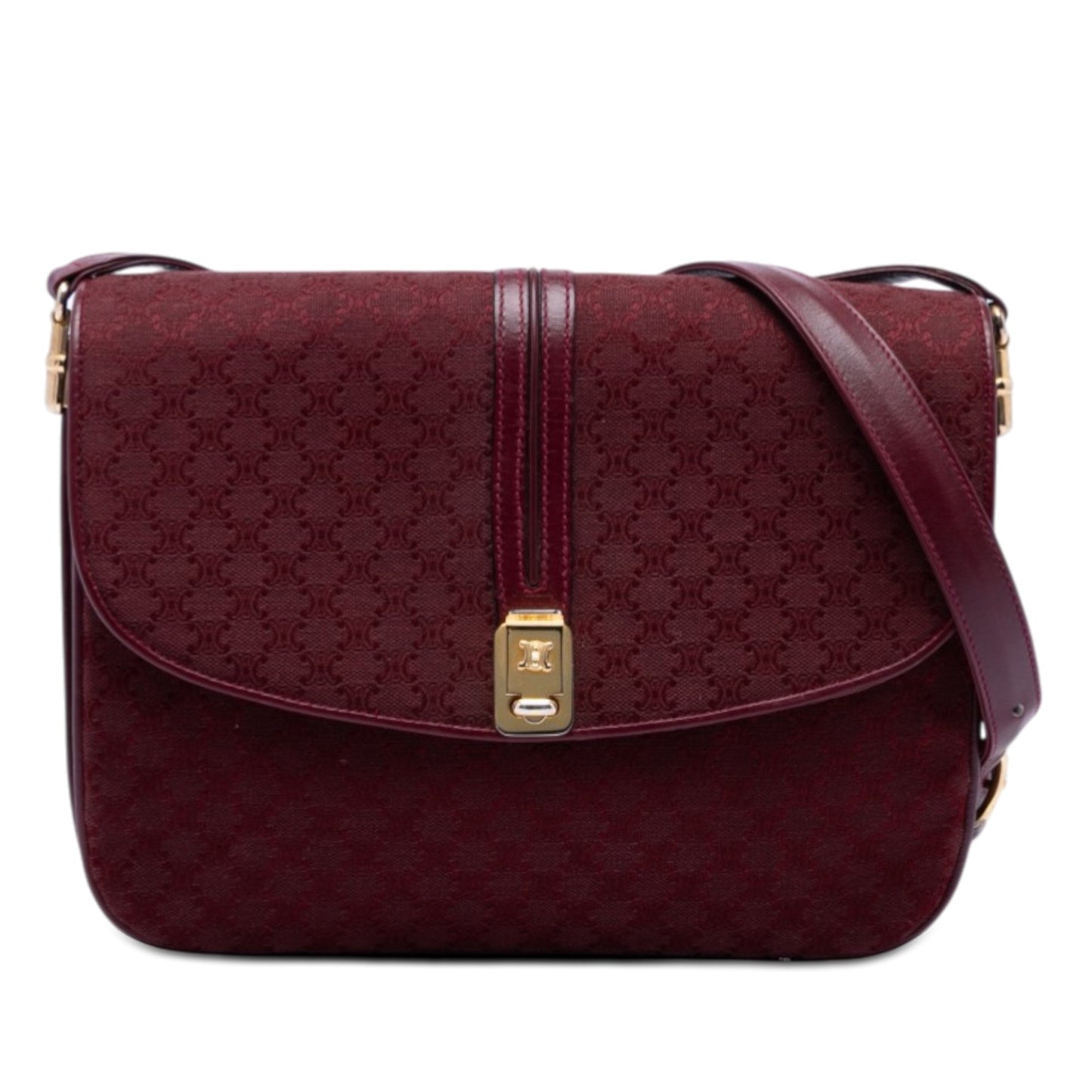 Celine Macadam Coated Canvas Crossbody