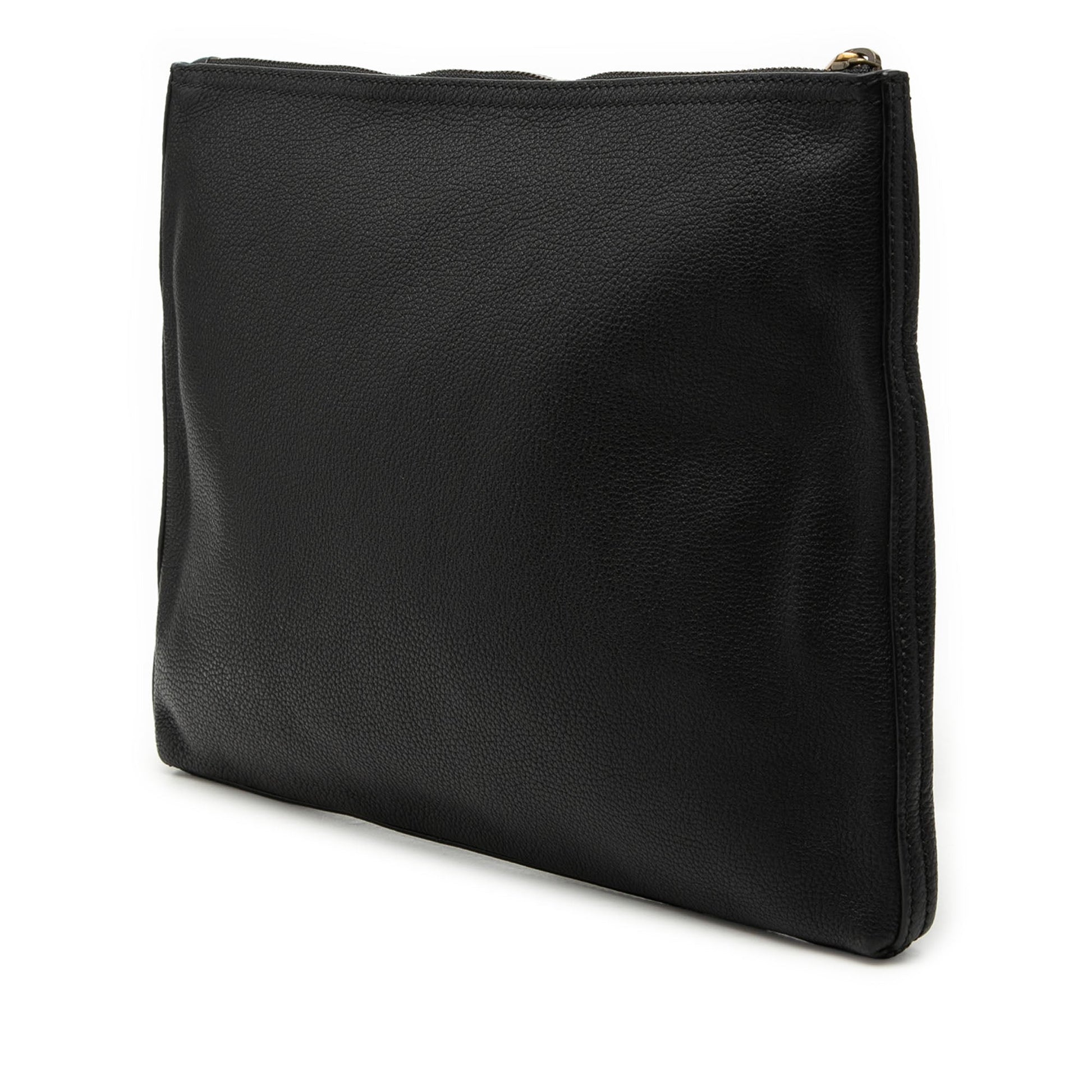 Gucci Medium Calfskin Logo Portfolio Clutch