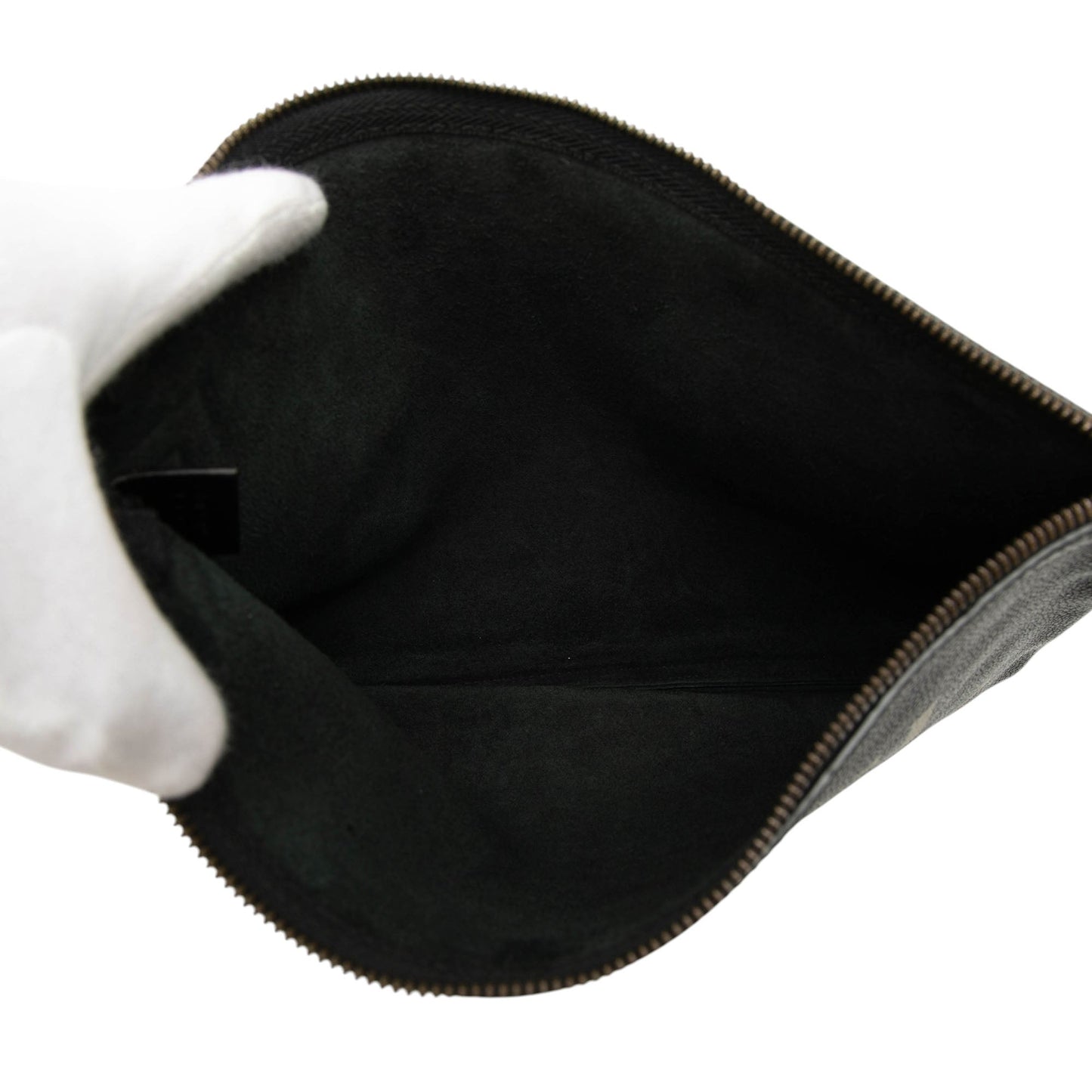 Gucci Medium Calfskin Logo Portfolio Clutch