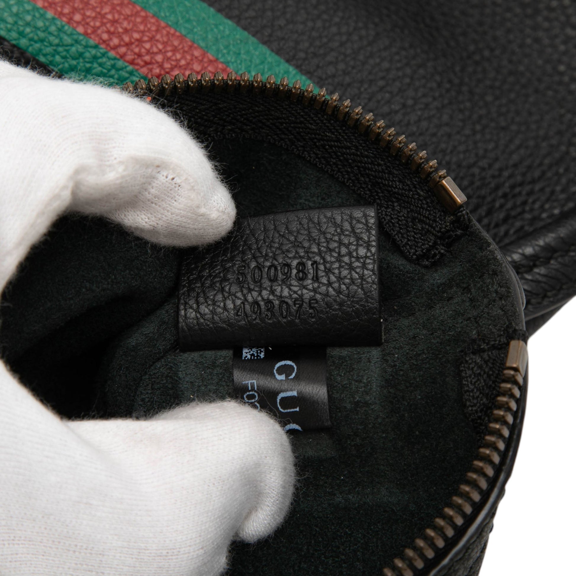 Gucci Medium Calfskin Logo Portfolio Clutch