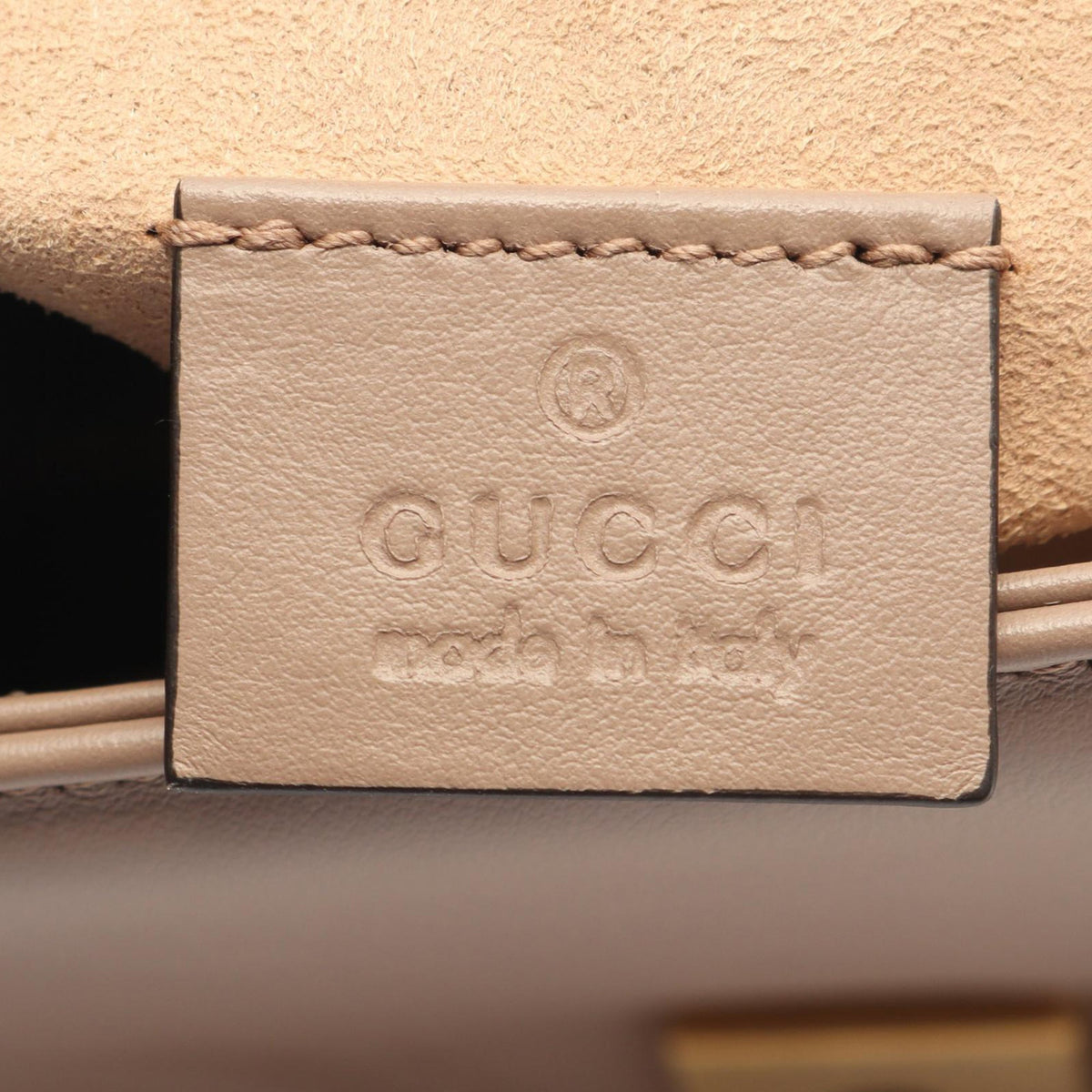 Gucci Mini GG Marmont Matelasse Leather Top Handle Bag
