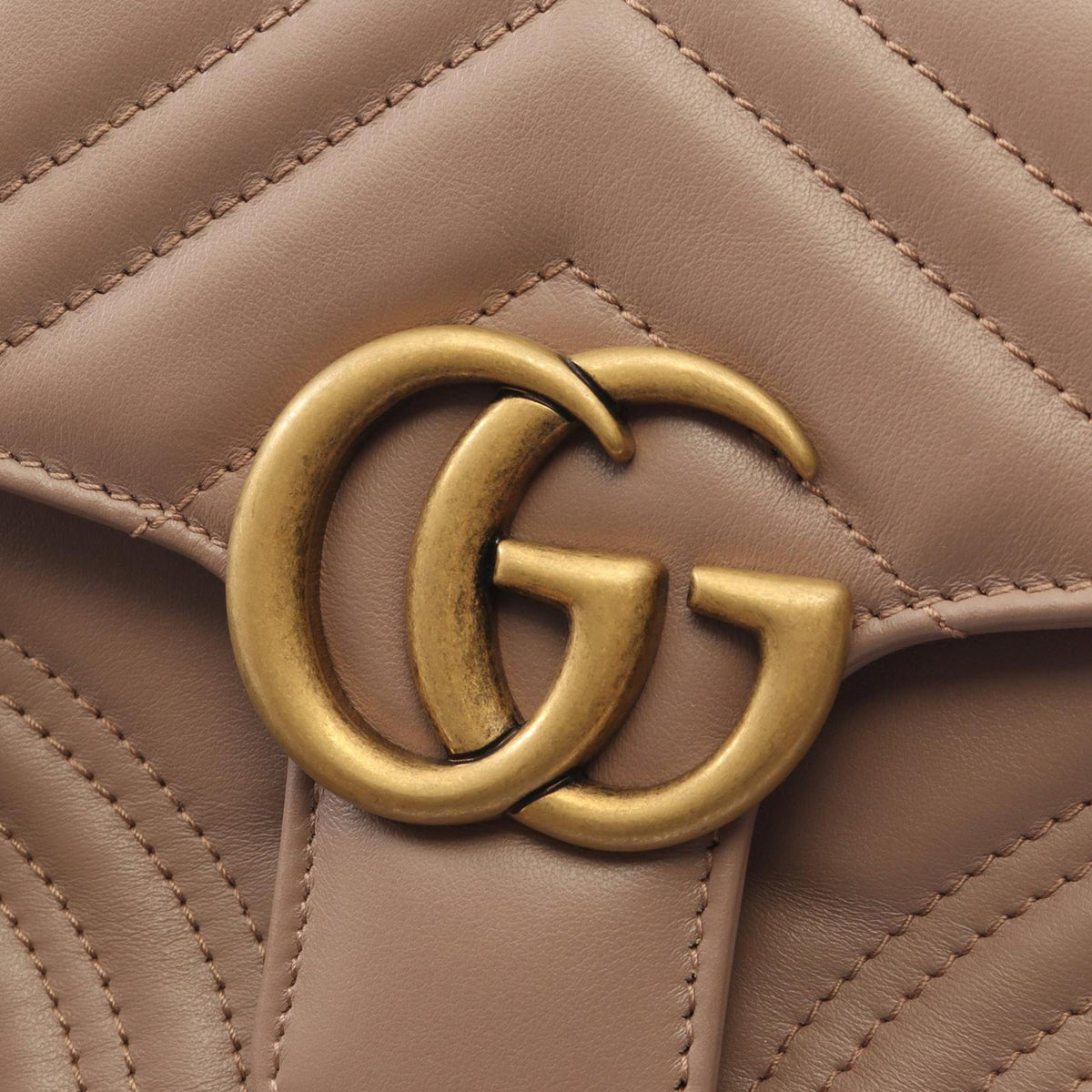 Gucci Mini GG Marmont Matelasse Leather Top Handle Bag