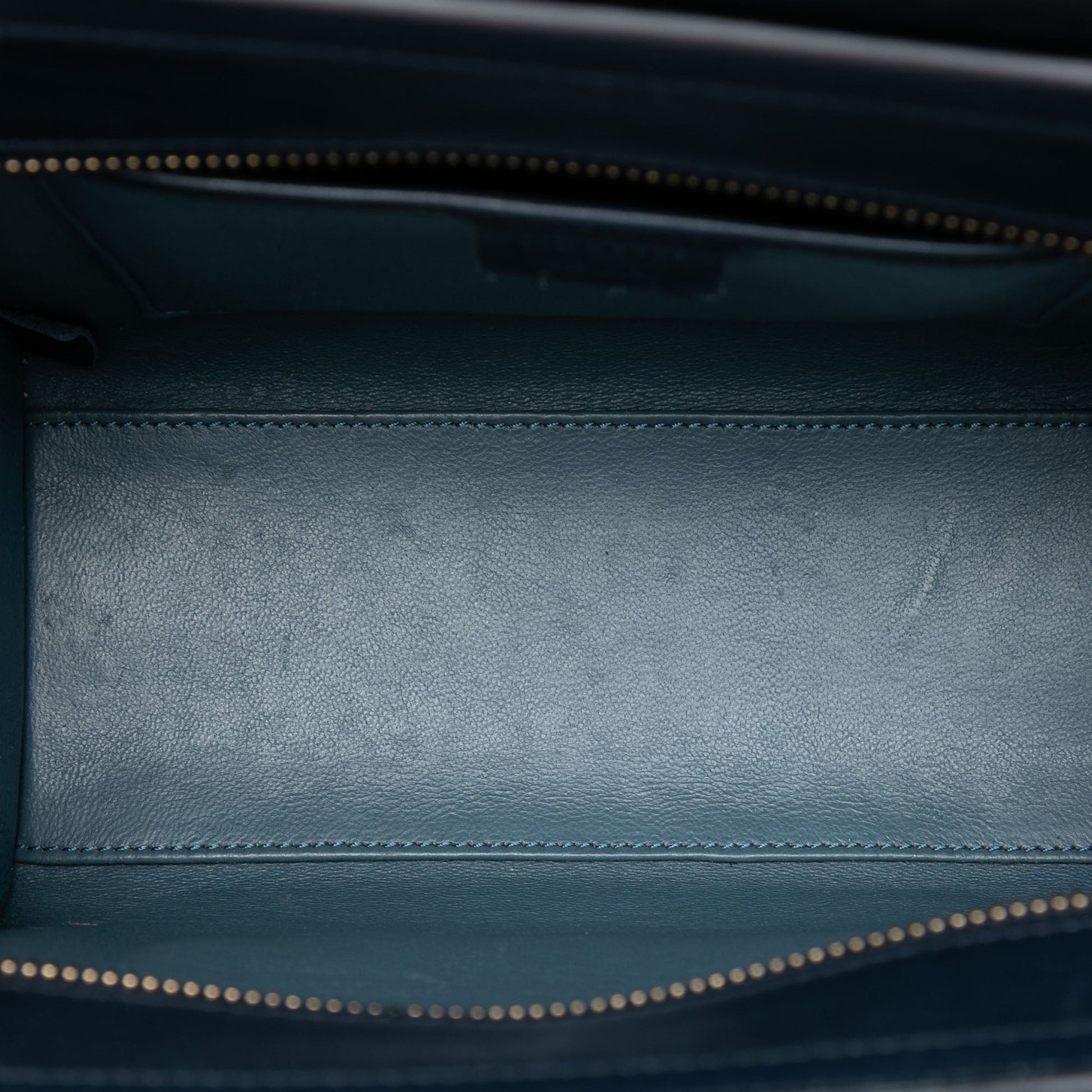 Celine Nano Tricolor Leather Luggage Tote
