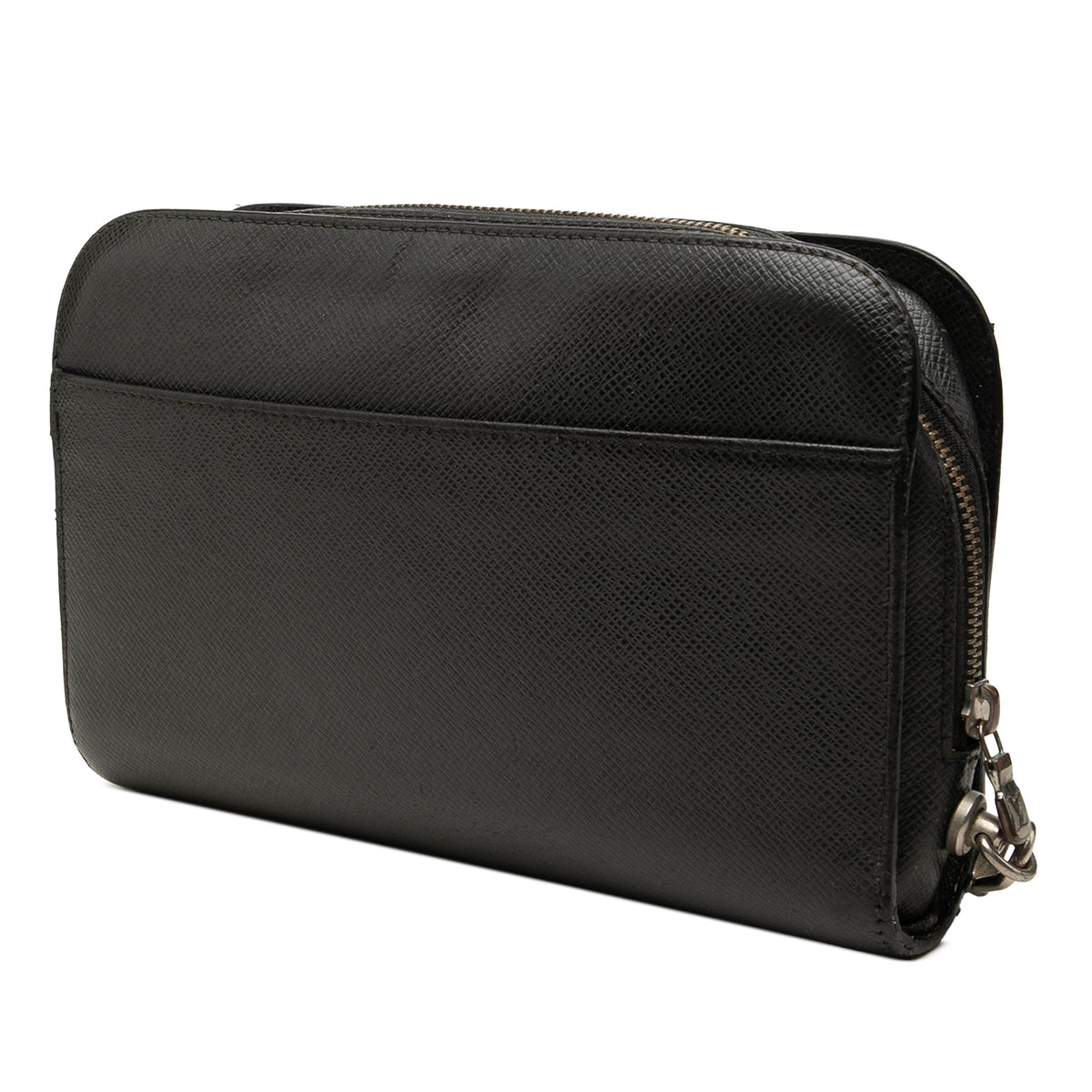 Louis Vuitton Taiga Pochette Baikal — Black