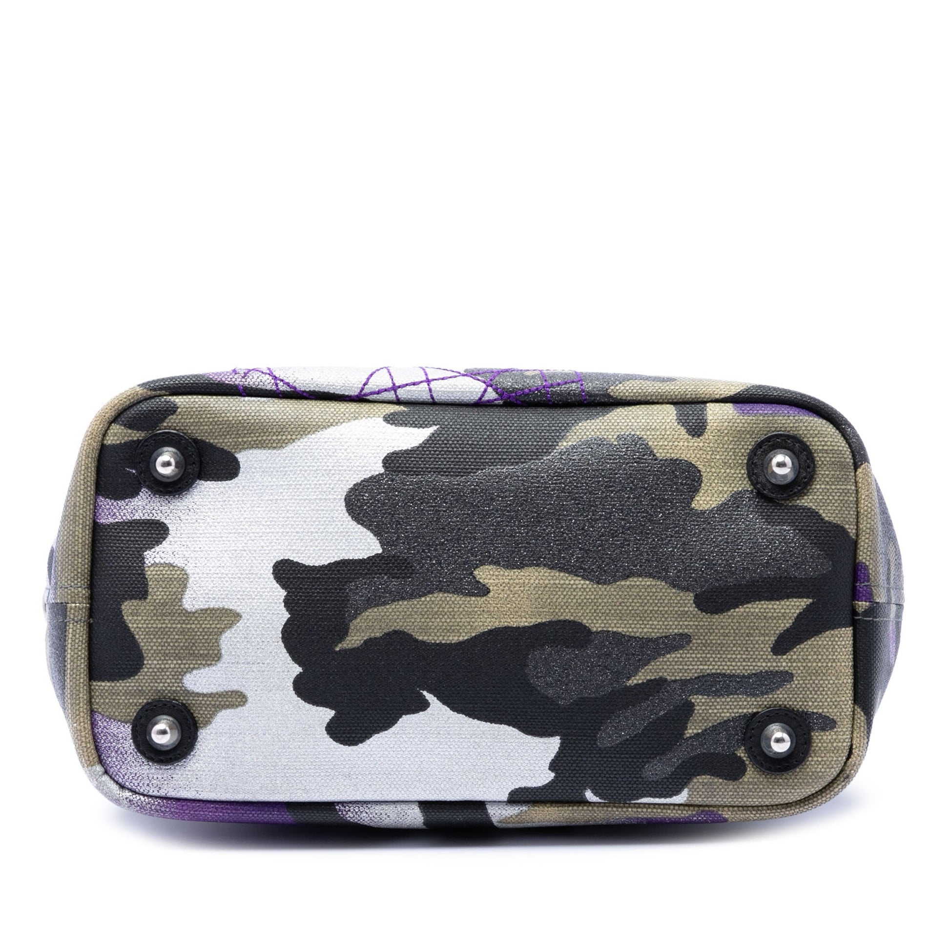 Dior Anselm Reyle Mini Canvas Camouflage Shopping Tote