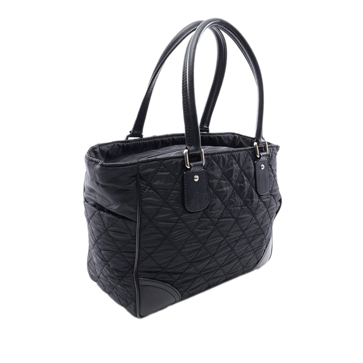 Chanel Paris New York Quilted Nylon Tote