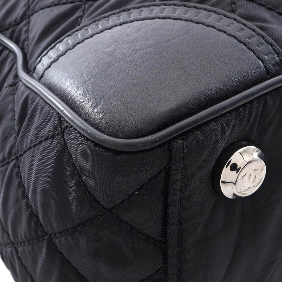 Chanel Paris New York Quilted Nylon Tote
