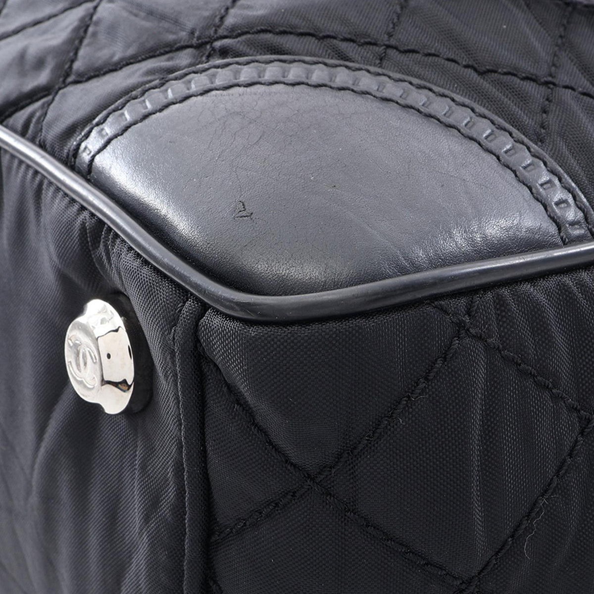 Chanel Paris New York Quilted Nylon Tote