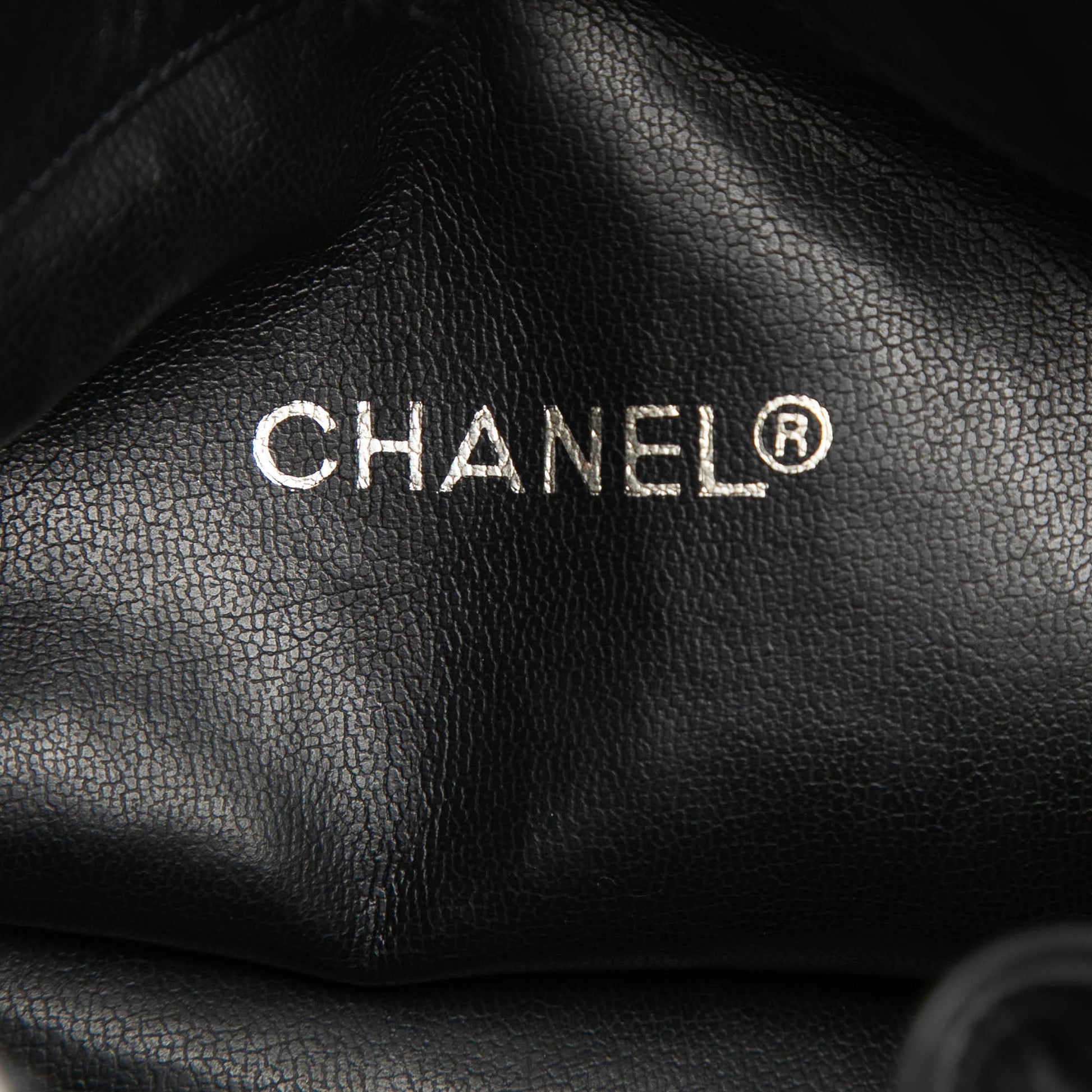 Chanel Quilted Lambskin Drawstring Chain Bucket Bag