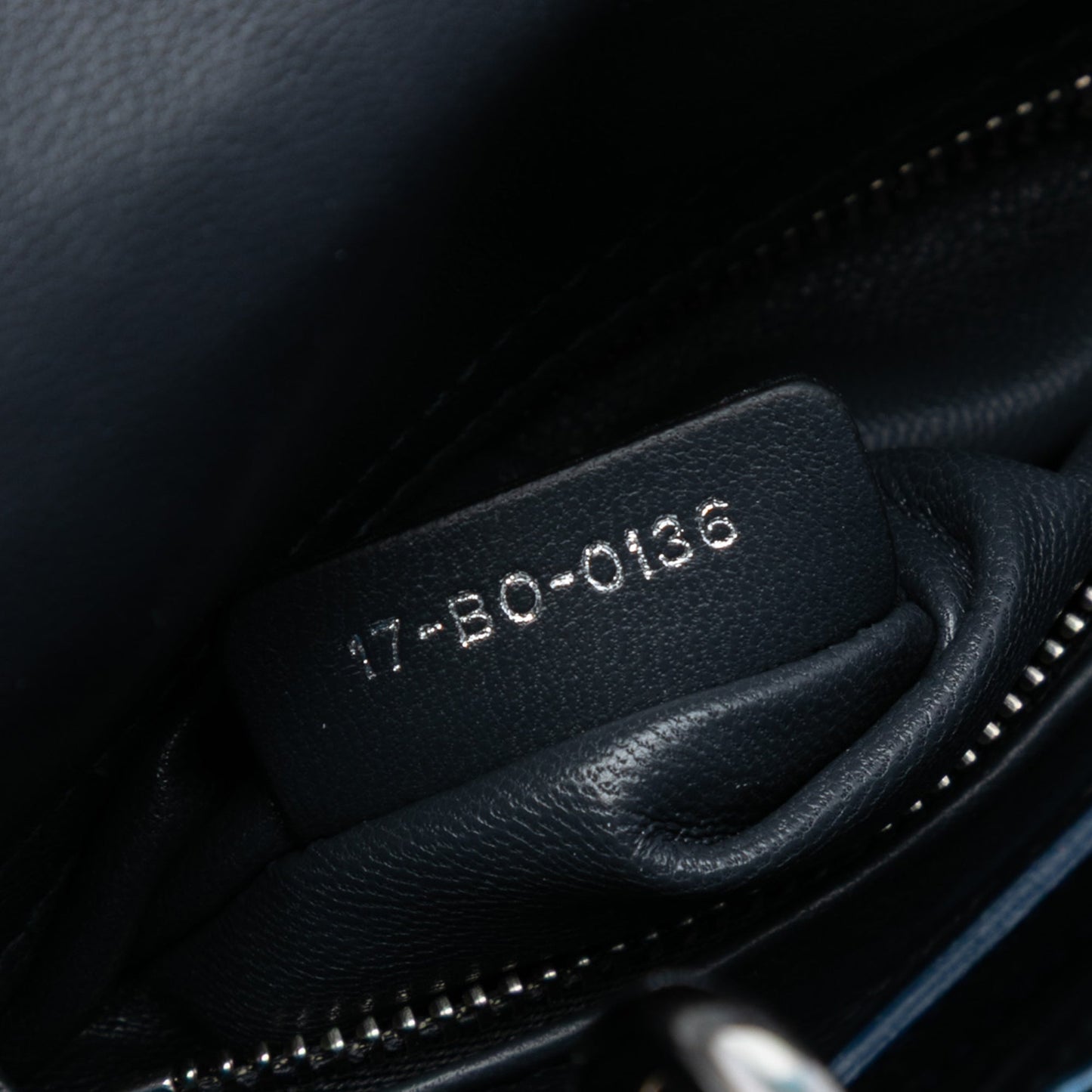 Dior Mini Metallic Patent Microcannage Lady Dior