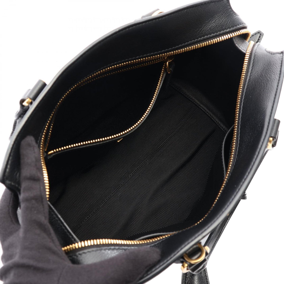 Prada Soft Calf Satchel — Black
