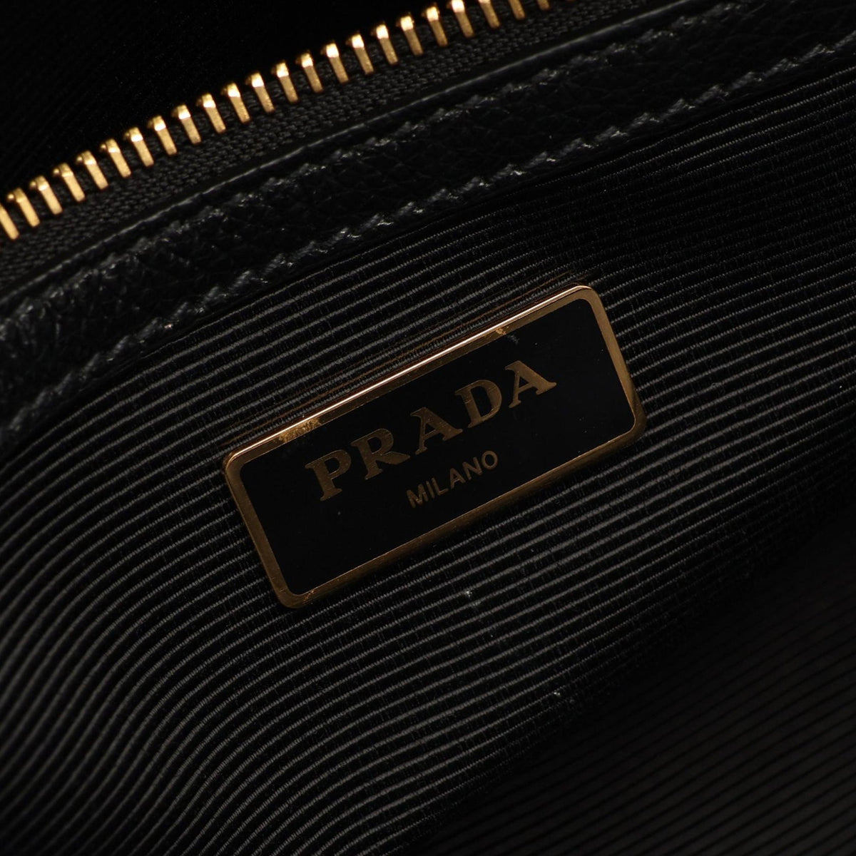 Prada Soft Calf Satchel — Black