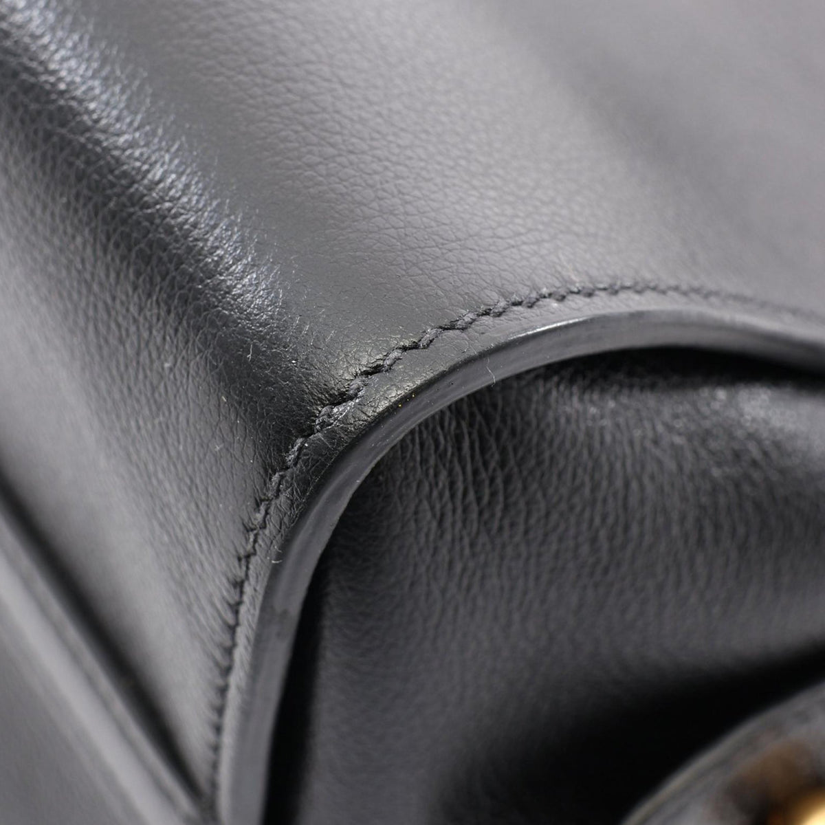 Prada Soft Calf Satchel — Black