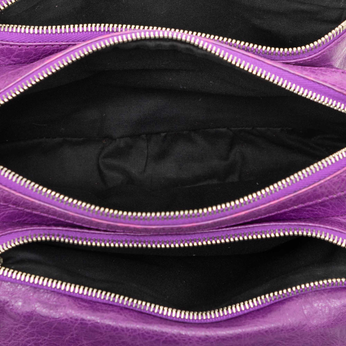 Balenciaga Lambskin Motocross Giant 21 Tool Kit Crossbody — Purple