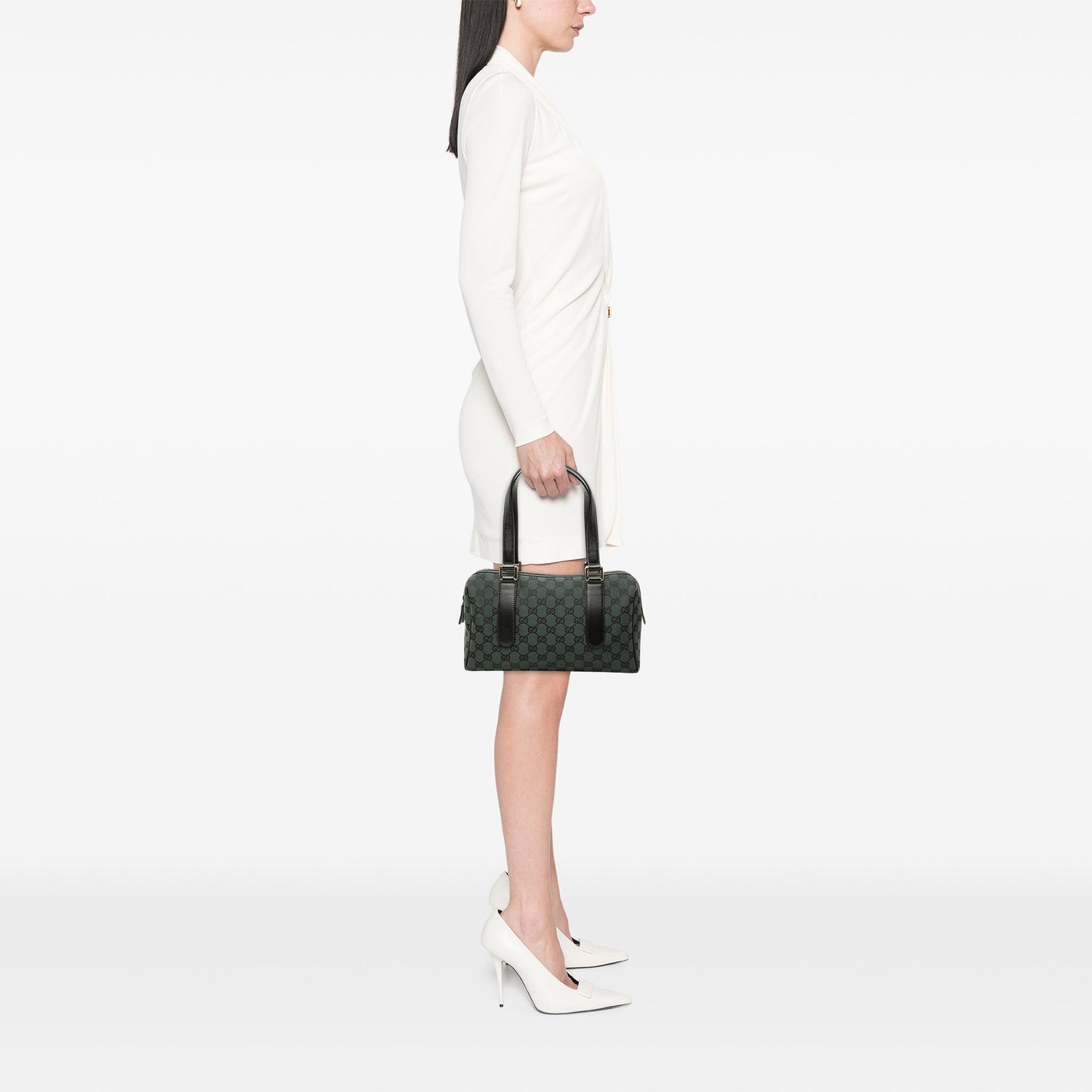 Gucci GG Canvas Charmy Boston Bag