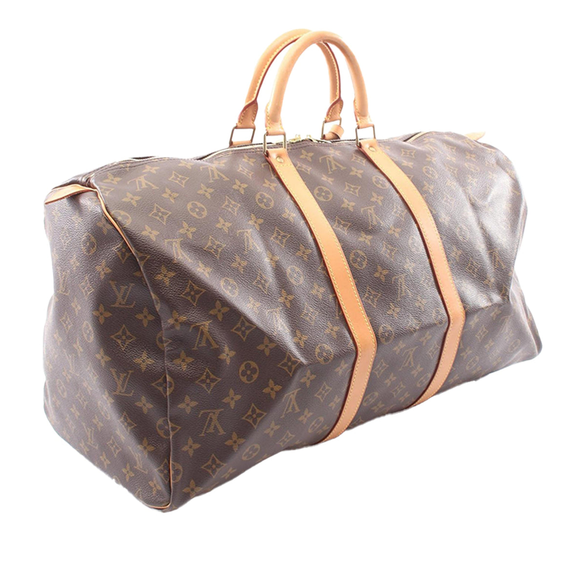 Louis Vuitton Monogram Keepall 55 — Brown
