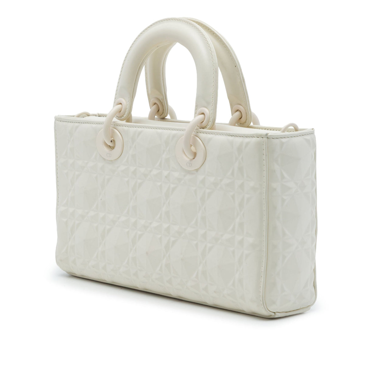 Dior Medium Calfskin Cannage Diamond Lady D Joy