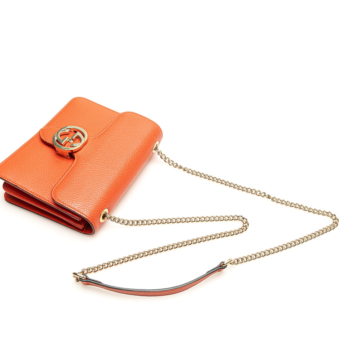 Gucci Small Dollar Calfskin Interlocking G Crossbody