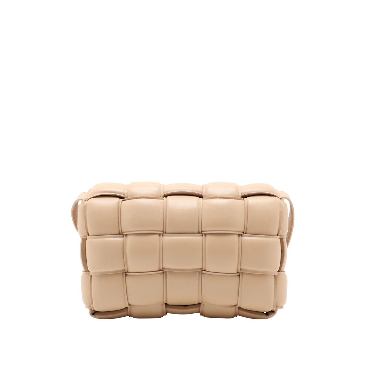 Bottega Veneta Nappa Intrecciato Padded Cassette Crossbody — Brown