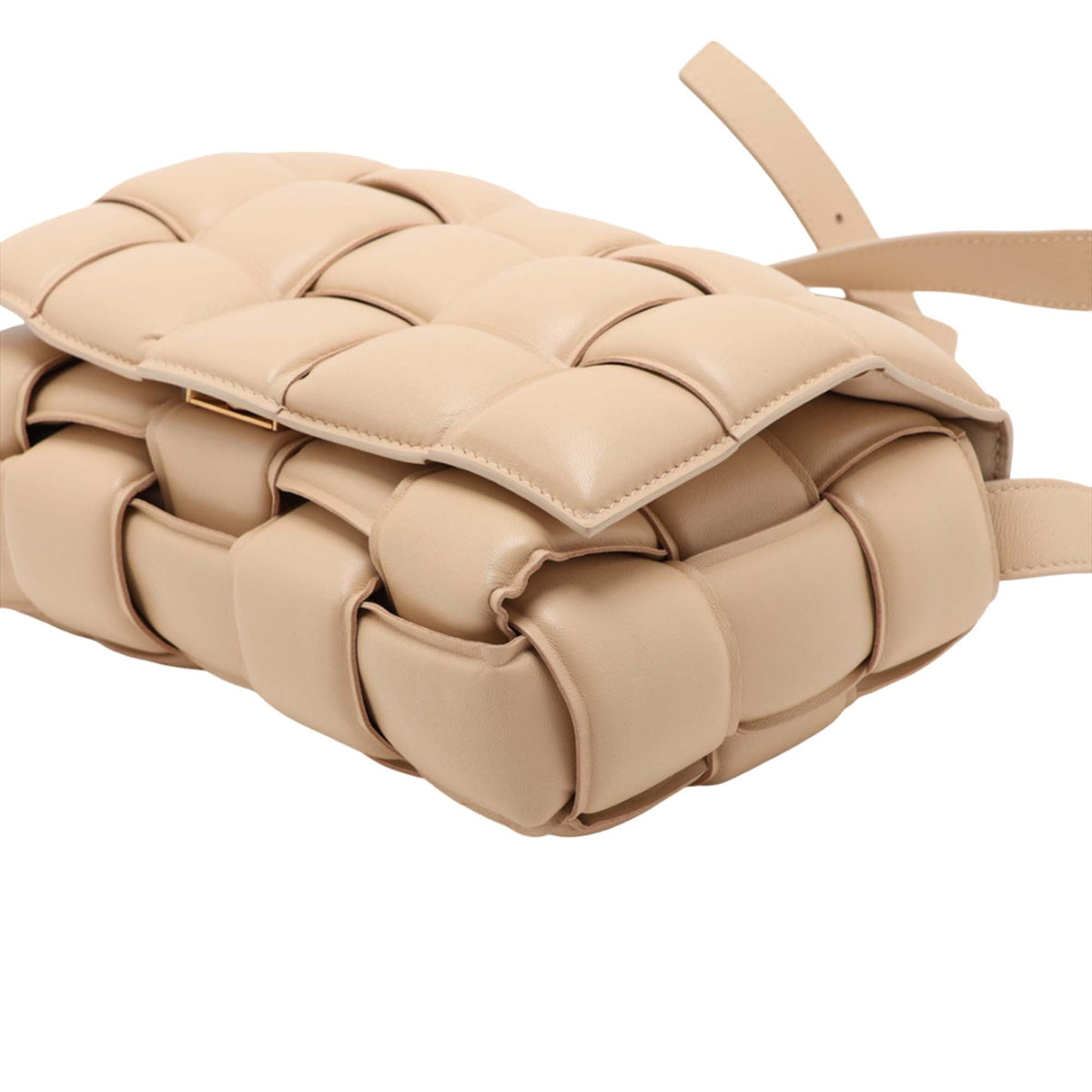 Bottega Veneta Nappa Intrecciato Padded Cassette Crossbody — Brown