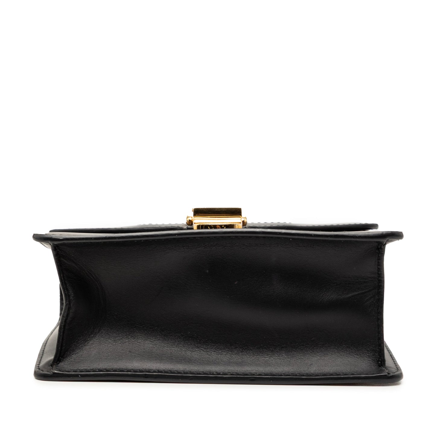 Gucci Mini Leather Web Sylvie Chain Crossbody