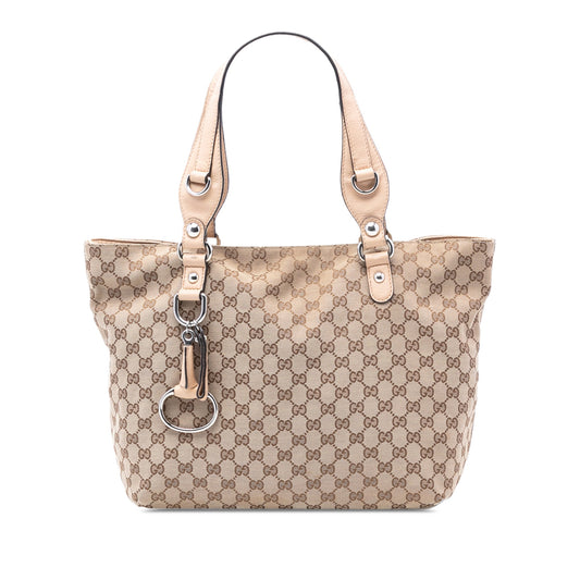 Gucci GG Canvas Icon Bit Tote
