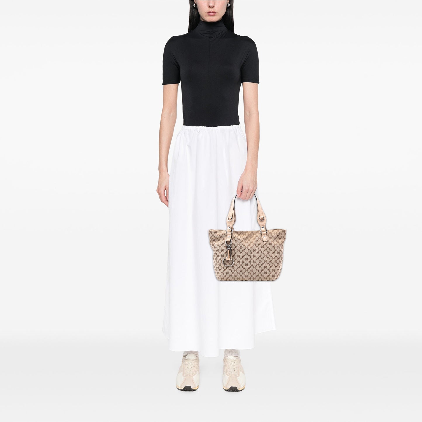 Gucci GG Canvas Icon Bit Tote