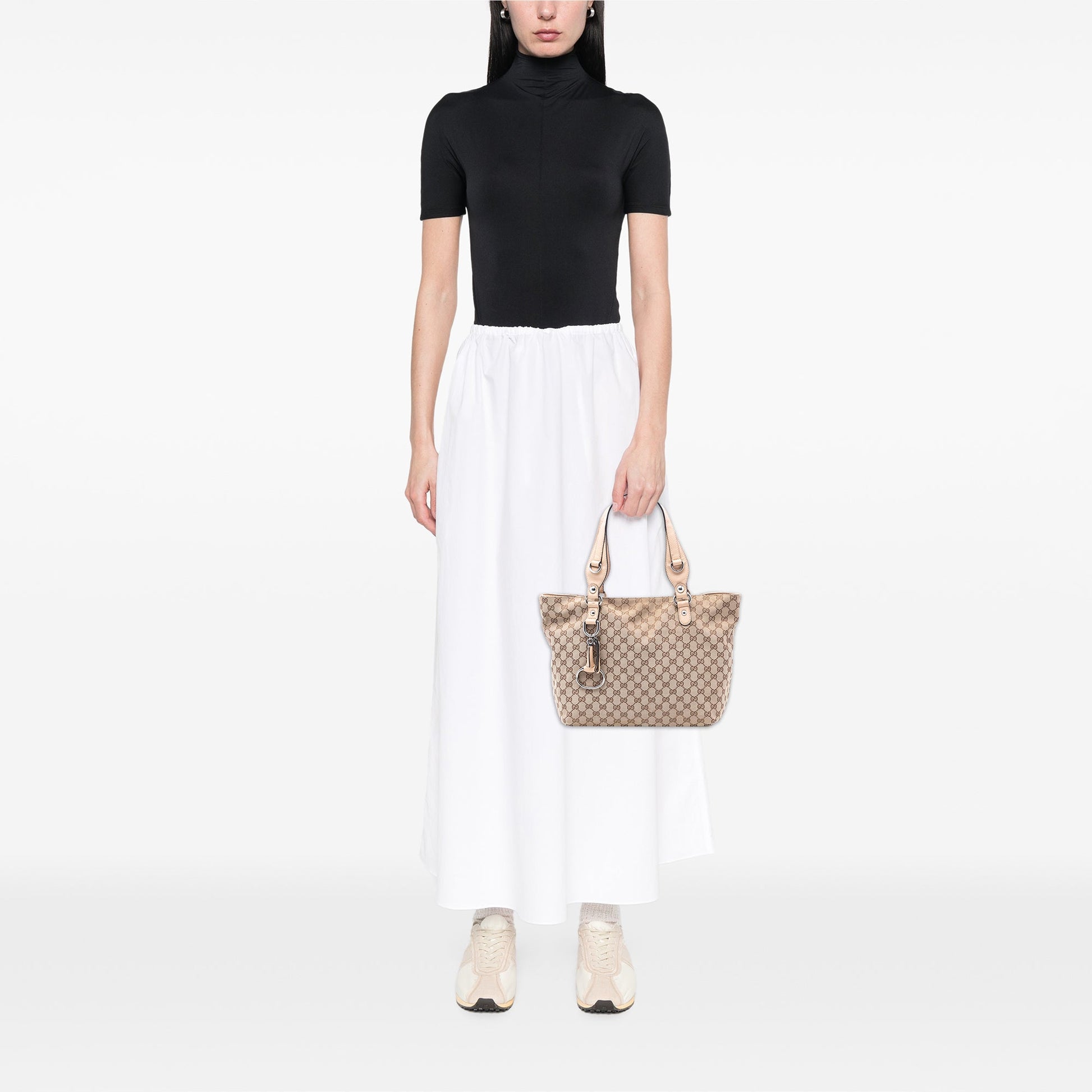 Gucci GG Canvas Icon Bit Tote
