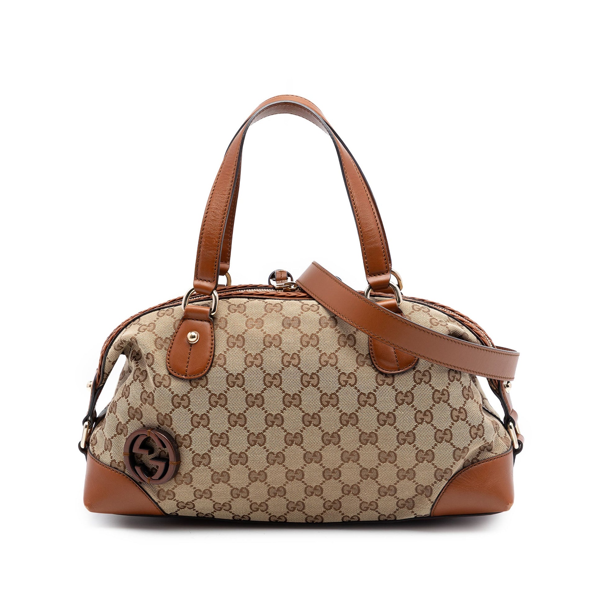Gucci GG Canvas Brick Lane Satchel