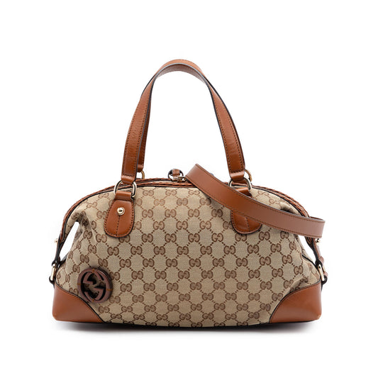 Gucci GG Canvas Brick Lane Satchel