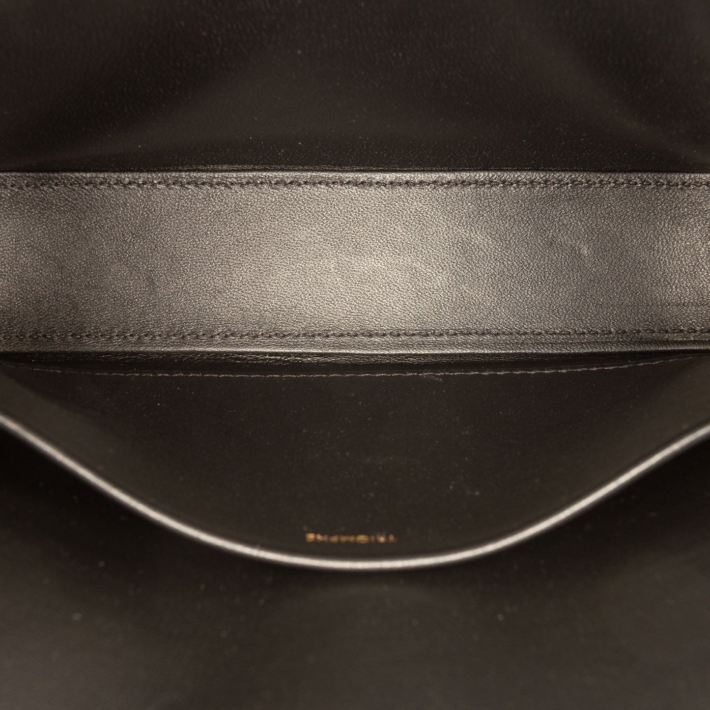 Celine Shiny Calfskin Triomphe Claude Shoulder Bag