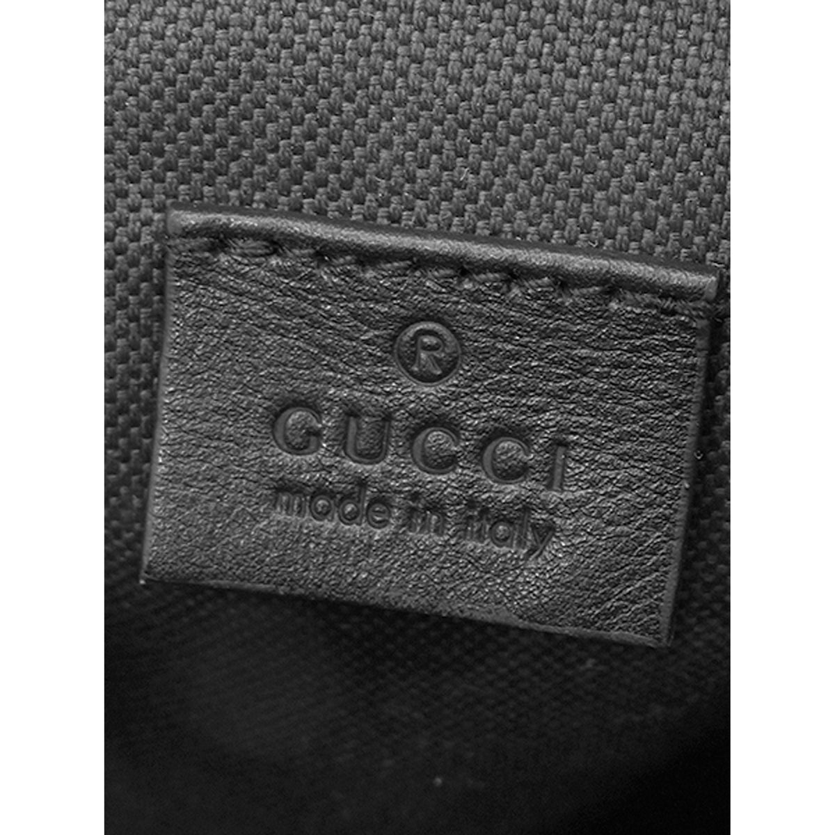 Gucci GG Supreme Web Crossbody — Black
