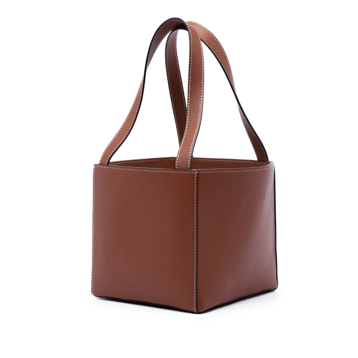 Celine Calfskin Cuir Triomphe Cube Handbag