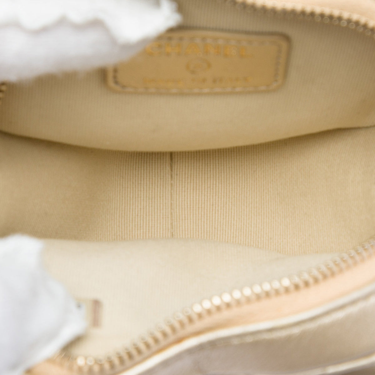 Chanel Mini Metallic Lambskin CC in Love Heart Belt Bag