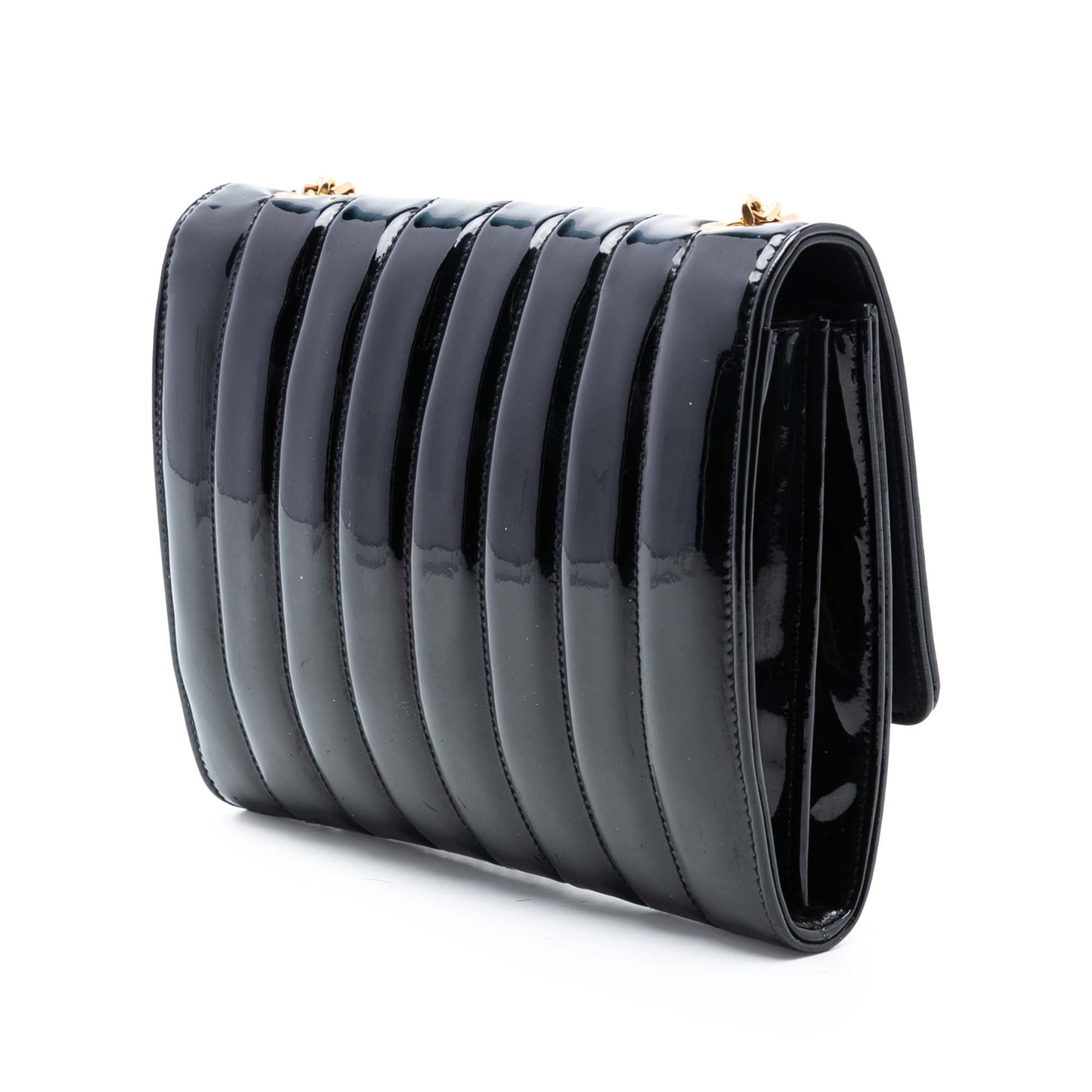 Saint Laurent Medium Patent Vicky Crossbody