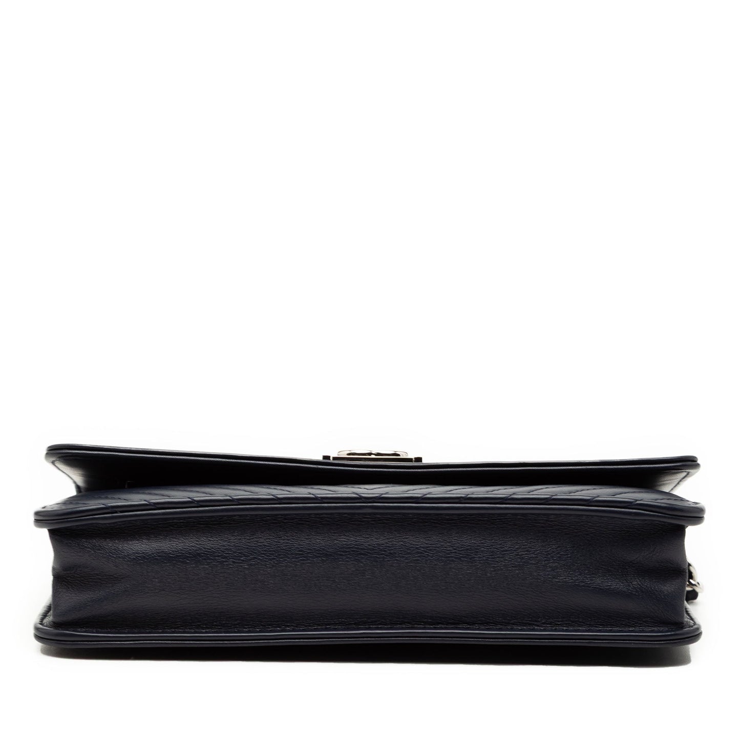 Chanel Chevron Lambskin Boy Wallet on Chain