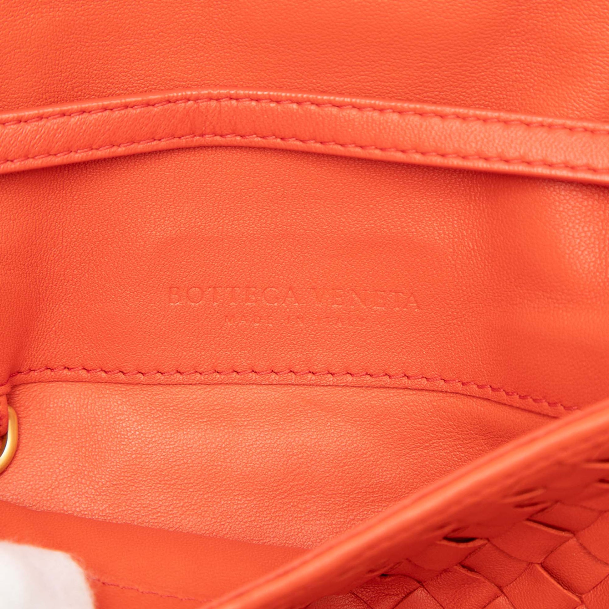 Bottega Veneta Nappa Intrecciato Flap Crossbody