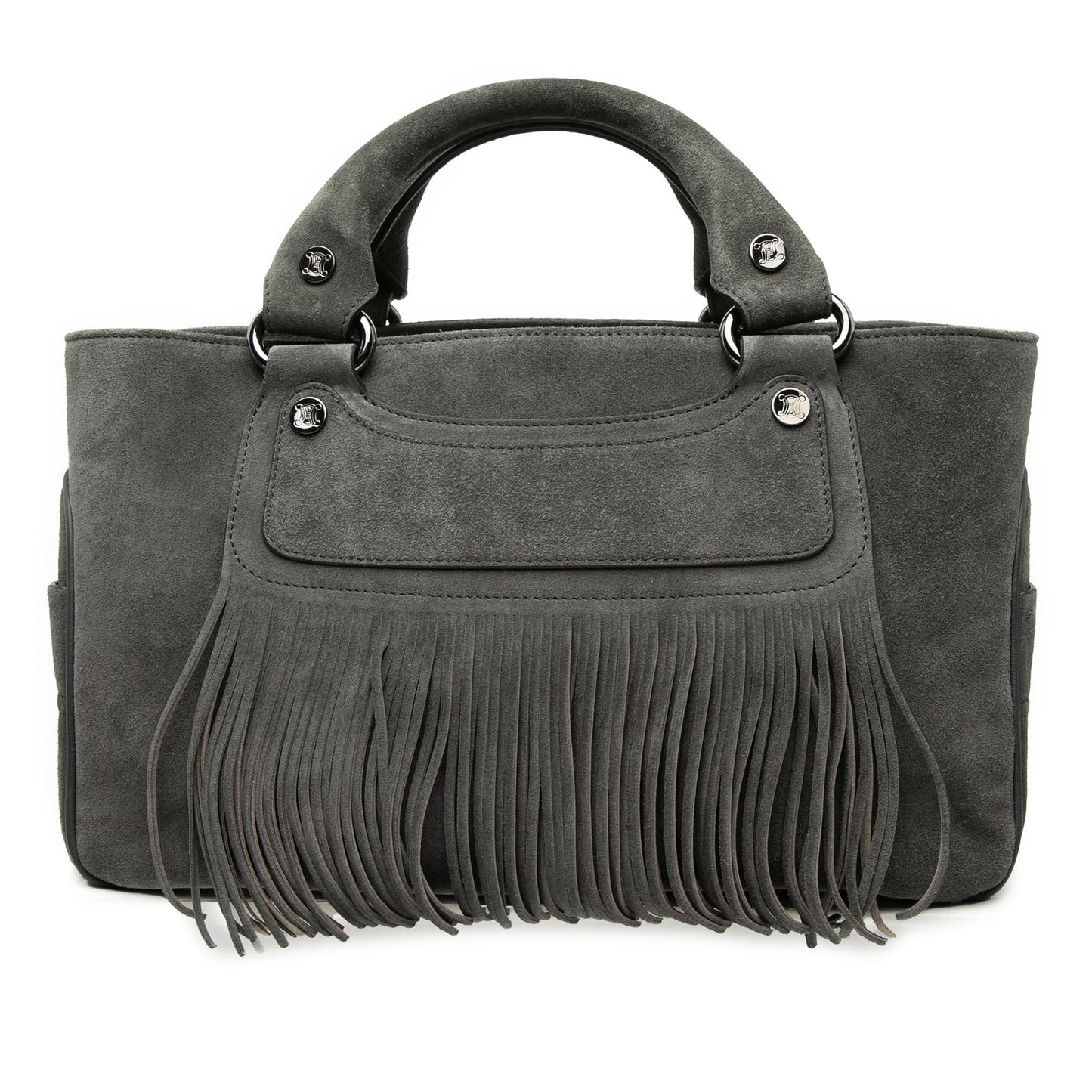 Celine Suede Boogie Fringe Handbag