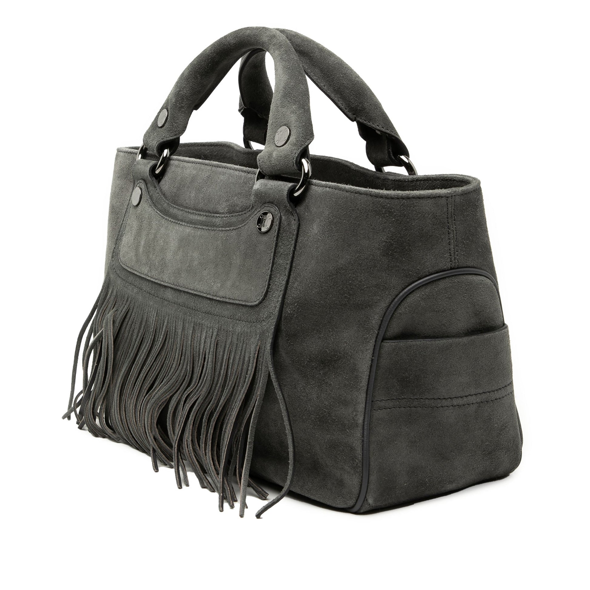 Celine Suede Boogie Fringe Handbag
