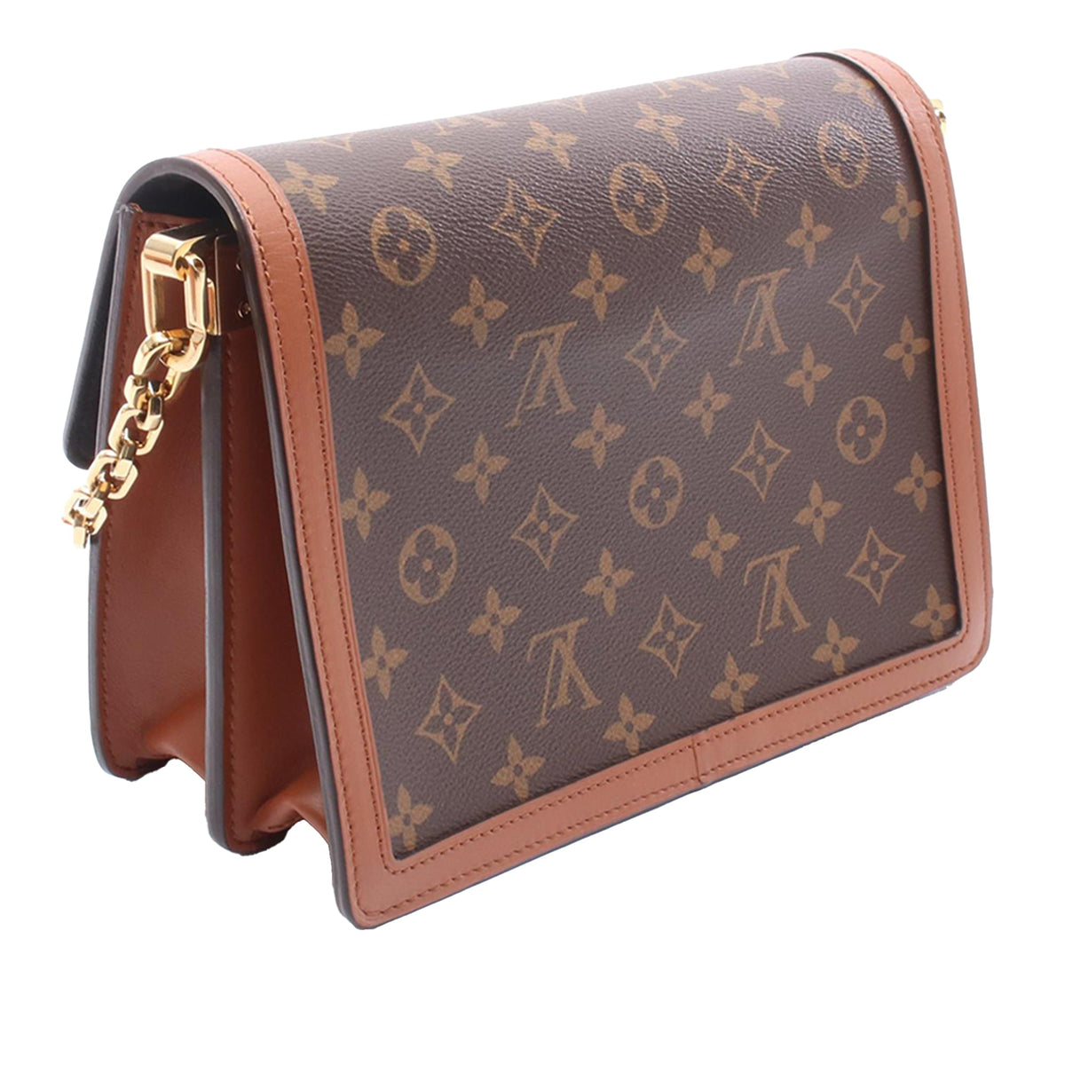 Louis Vuitton Monogram Reverse Dauphine MM — Brown