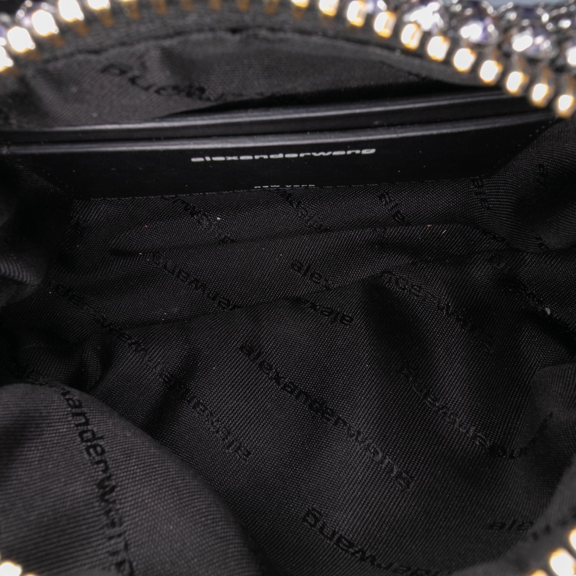 Alexander Wang Mesh Crystal Heiress Pouch